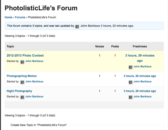 PhotolisticLife’s Forum Overhaul is Complete