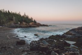 beach, acadia, national park, long exposure, sunset, ocean
