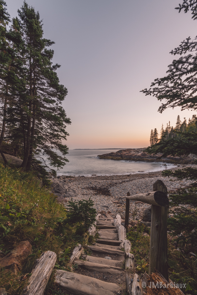 Acadia National Park, beach, travel, hike, nikon d850, sunset